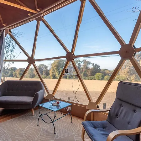 Сasa de vacaciones Dome Géodésique Insolite Confort Serres-Castet