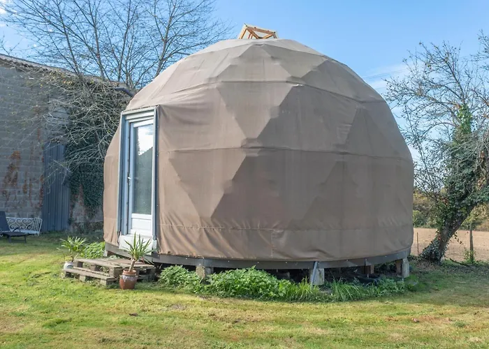 Dome Geodesique Insolite Confort 펜션 세르 카스테